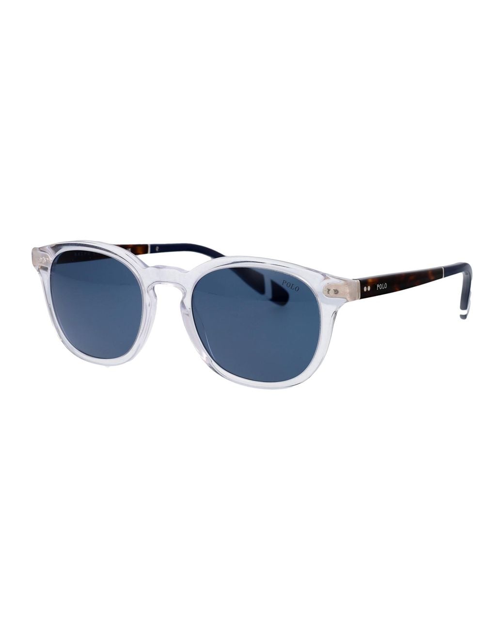 Polo Ralph Lauren Blue Acetate Sunglasses for men