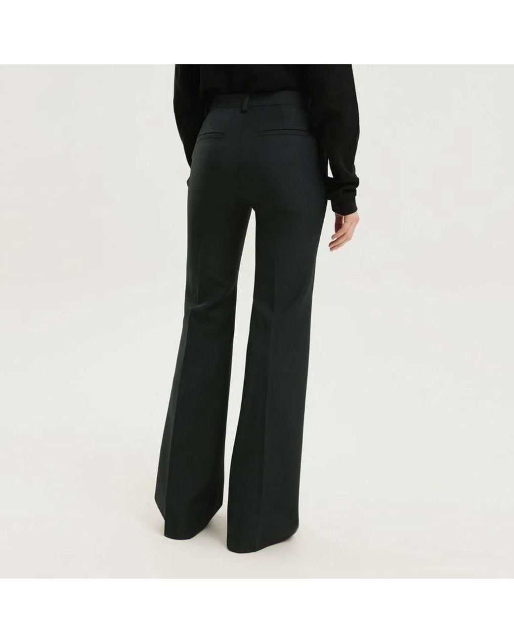 1989 STUDIO Black High-Waisted Dark Bell-Bottom Pants