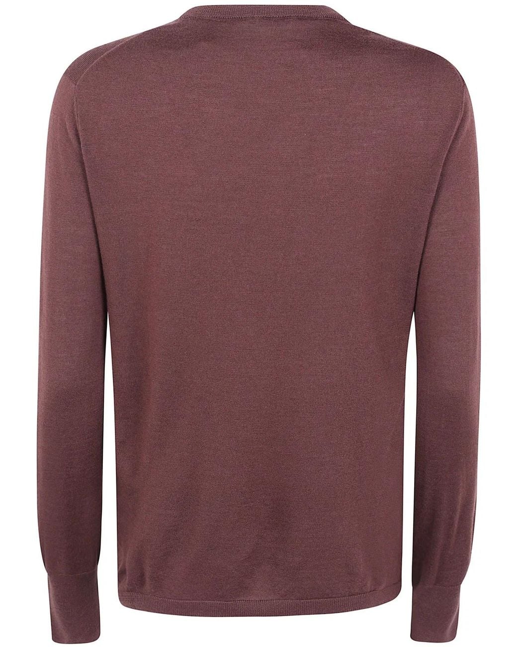 Aspesi Purple Round Neck Sweater