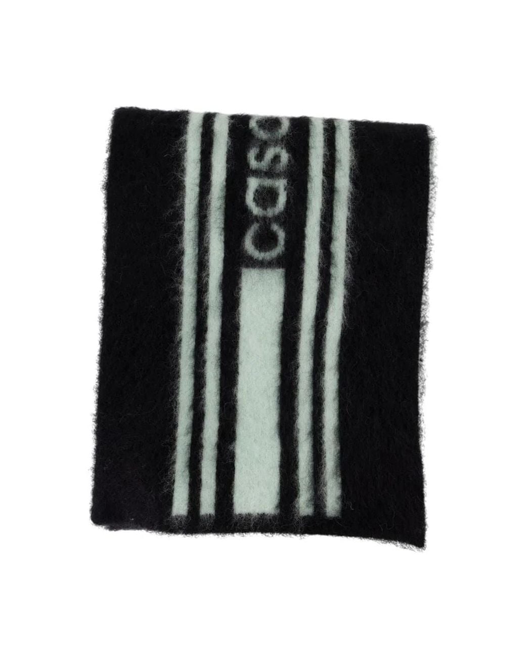 Casablanca Black Mohair Scarf
