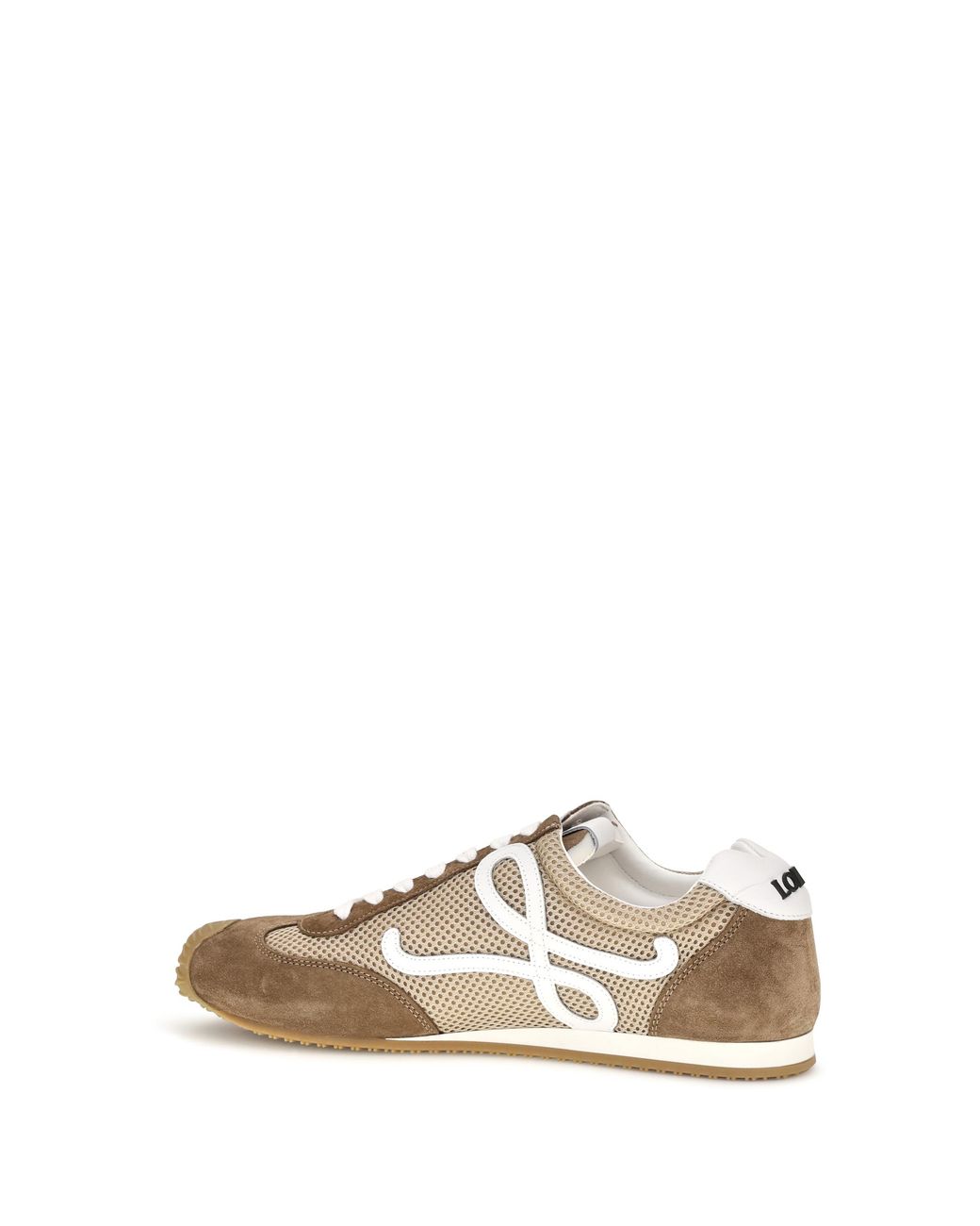 Loewe White Ballet Runner 2.0 Suede And Mesh Sneakers for men