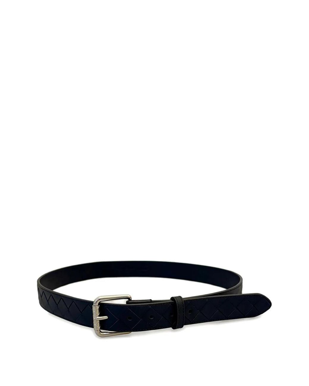 Bottega Veneta Blue Intrecciato Belt for men