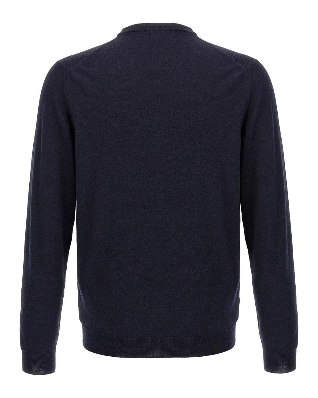 Zanone Blue Flexwool Wool Sweater for men