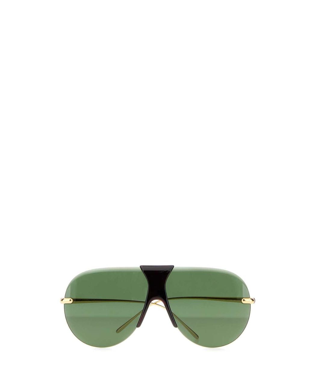 Loewe Green Metal Sunglasses