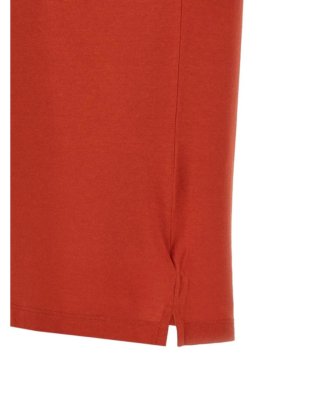 Zanone Red 'Ice Cotton' Polo Shirt for men