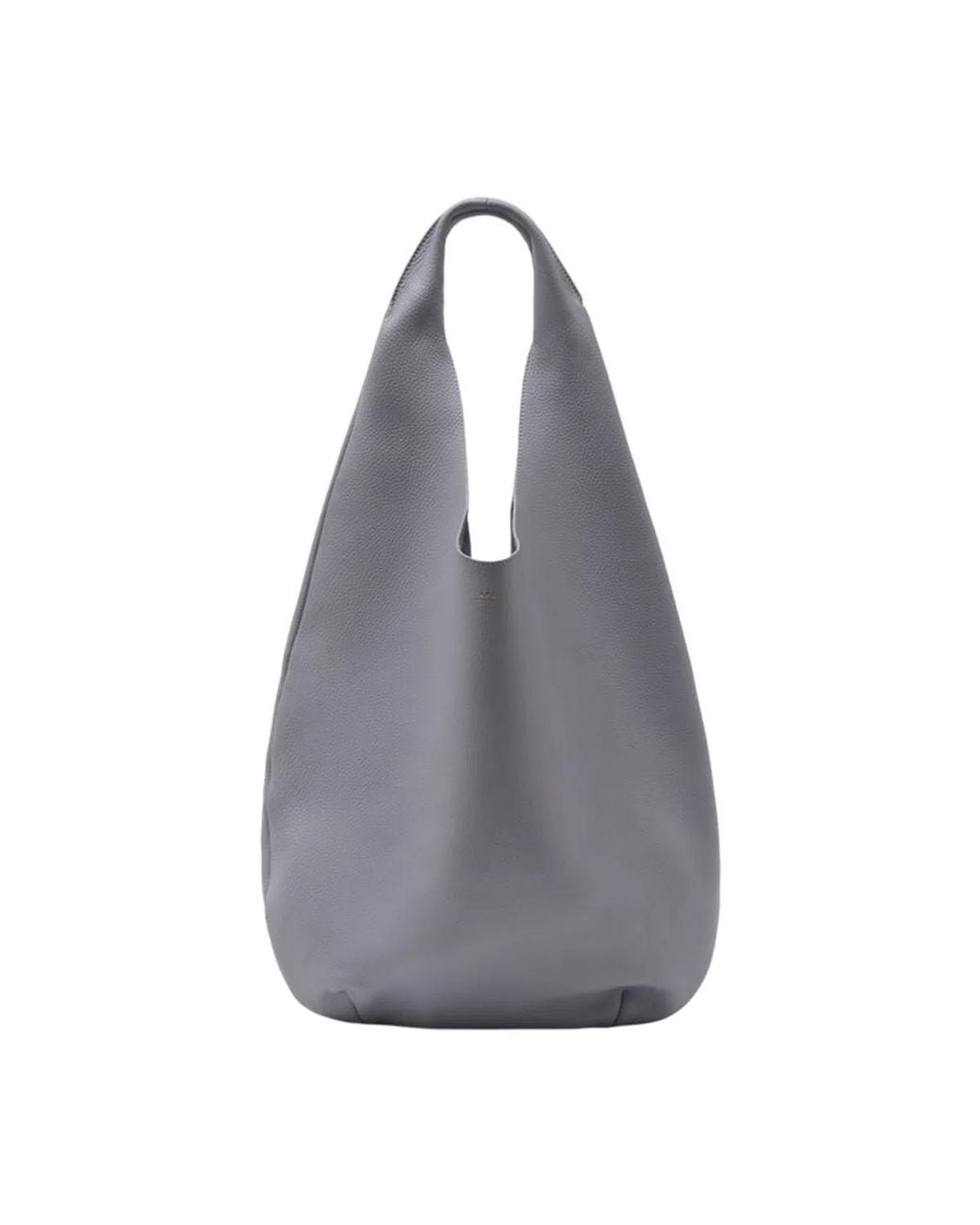 A.P.C. Gray Le Neige Shopper Bag