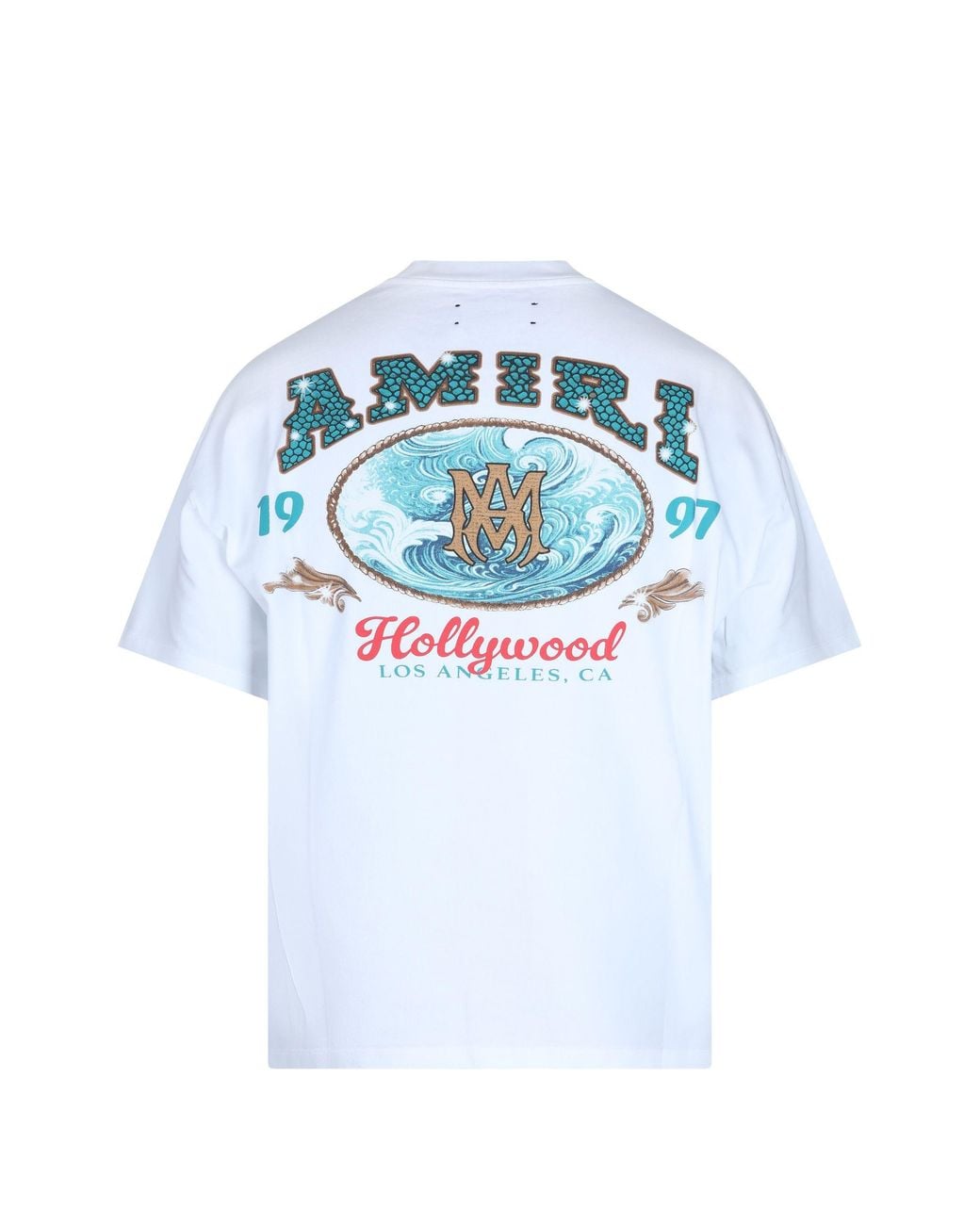 Amiri Blue Hollywood One-Size Tee for men