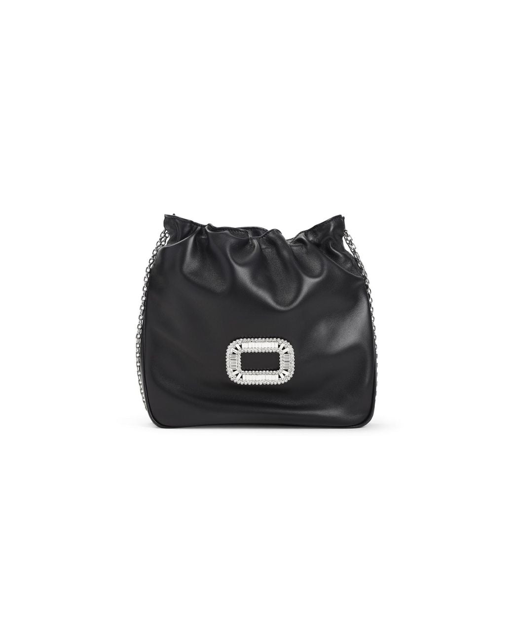Roger Vivier Black Pilgrim Mini Handbag