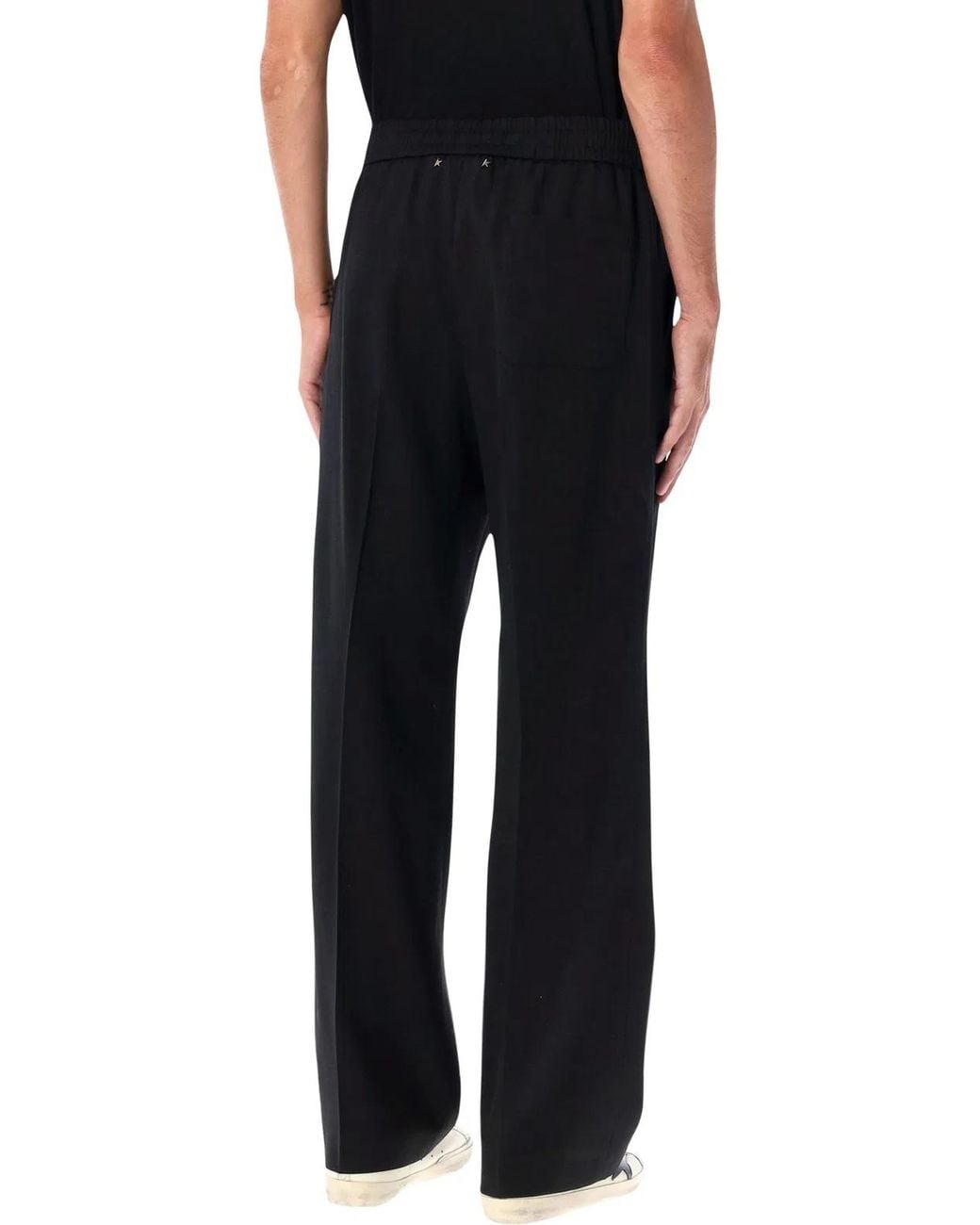 Golden Goose Deluxe Brand Black Lennon Jogging Pants for men