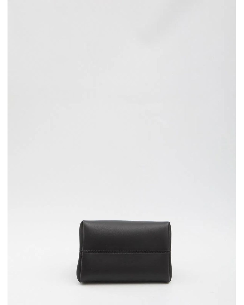 Jacquemus Black Compact Le Berlingot Leather Clutch Bag