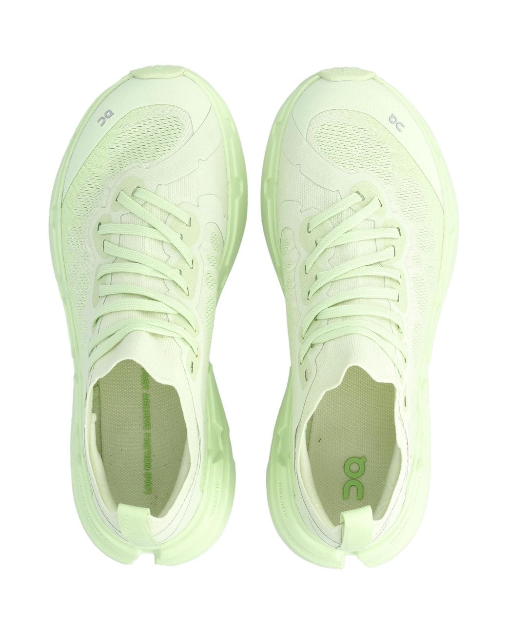 On Shoes Green Cloudsoma Paf Lime Sneakers