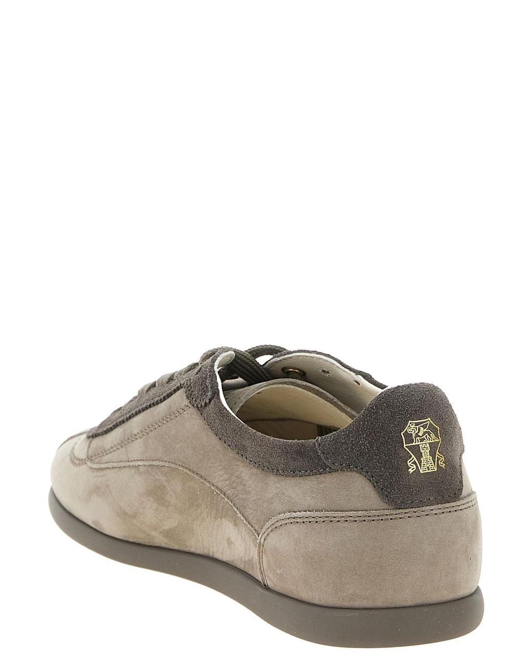 Brunello Cucinelli Gray 'Slim' Sneakers for men
