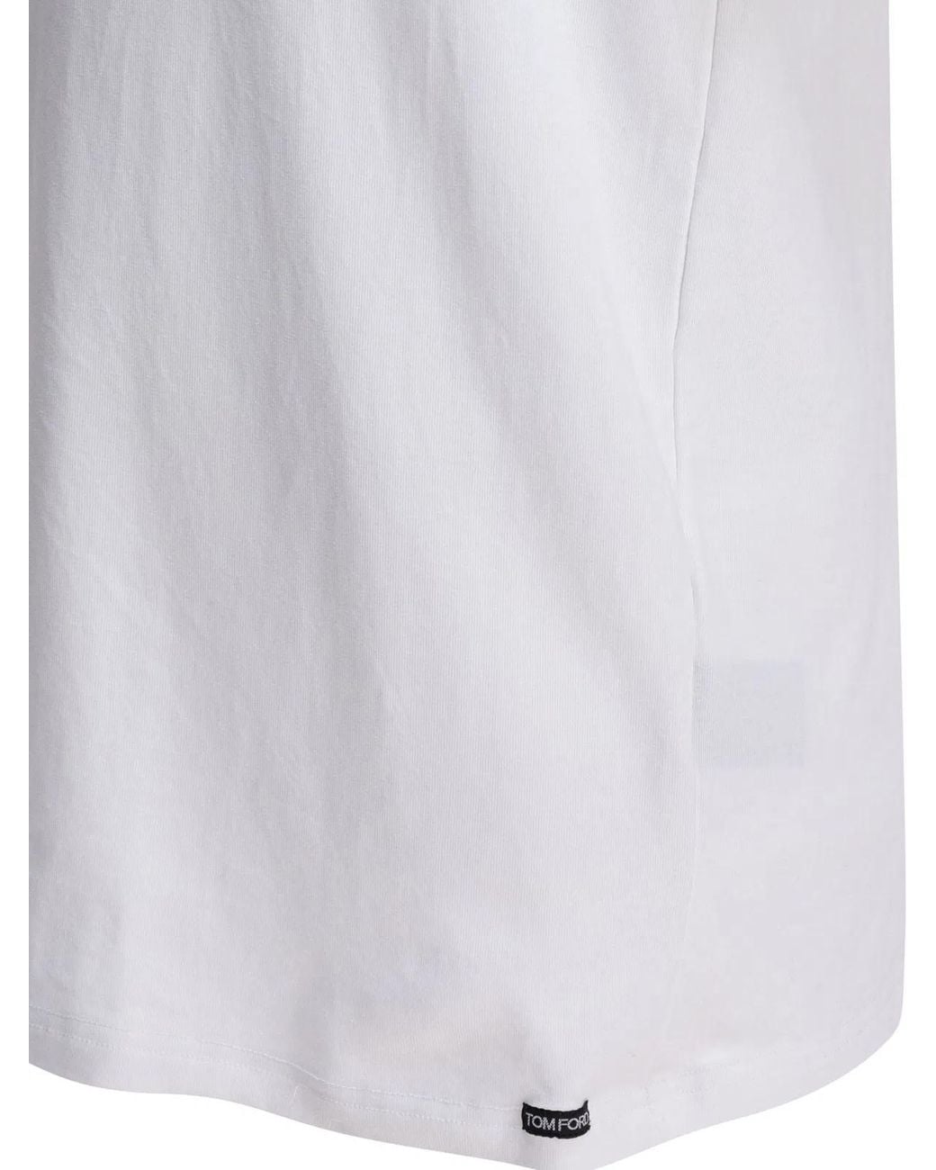 Tom Ford White Cotton Underwear T-Shirt for men