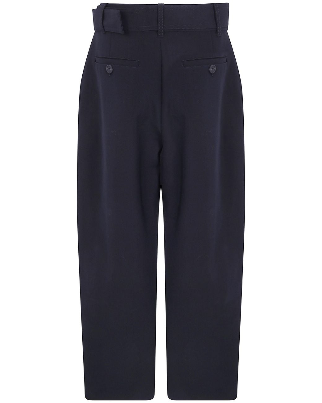 Studio Nicholson Blue Belted Round Leg Pant