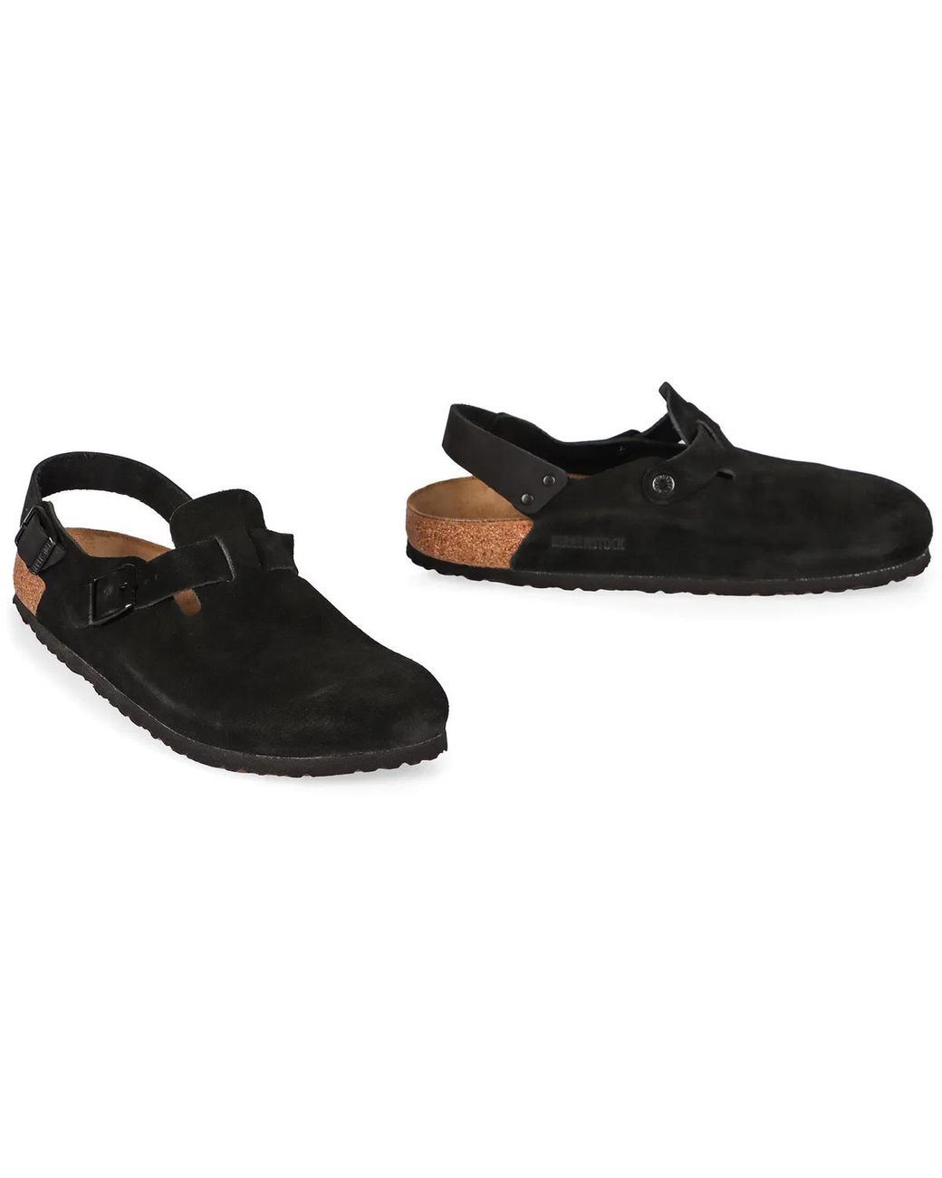 Birkenstock Black Tokio Suede Mules for men