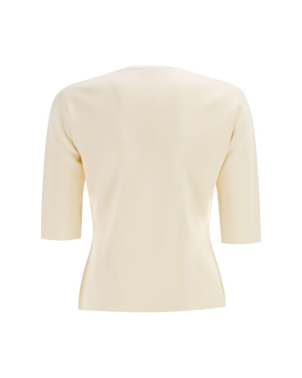 Max Mara Pure White Mxpaustero T-Shirt