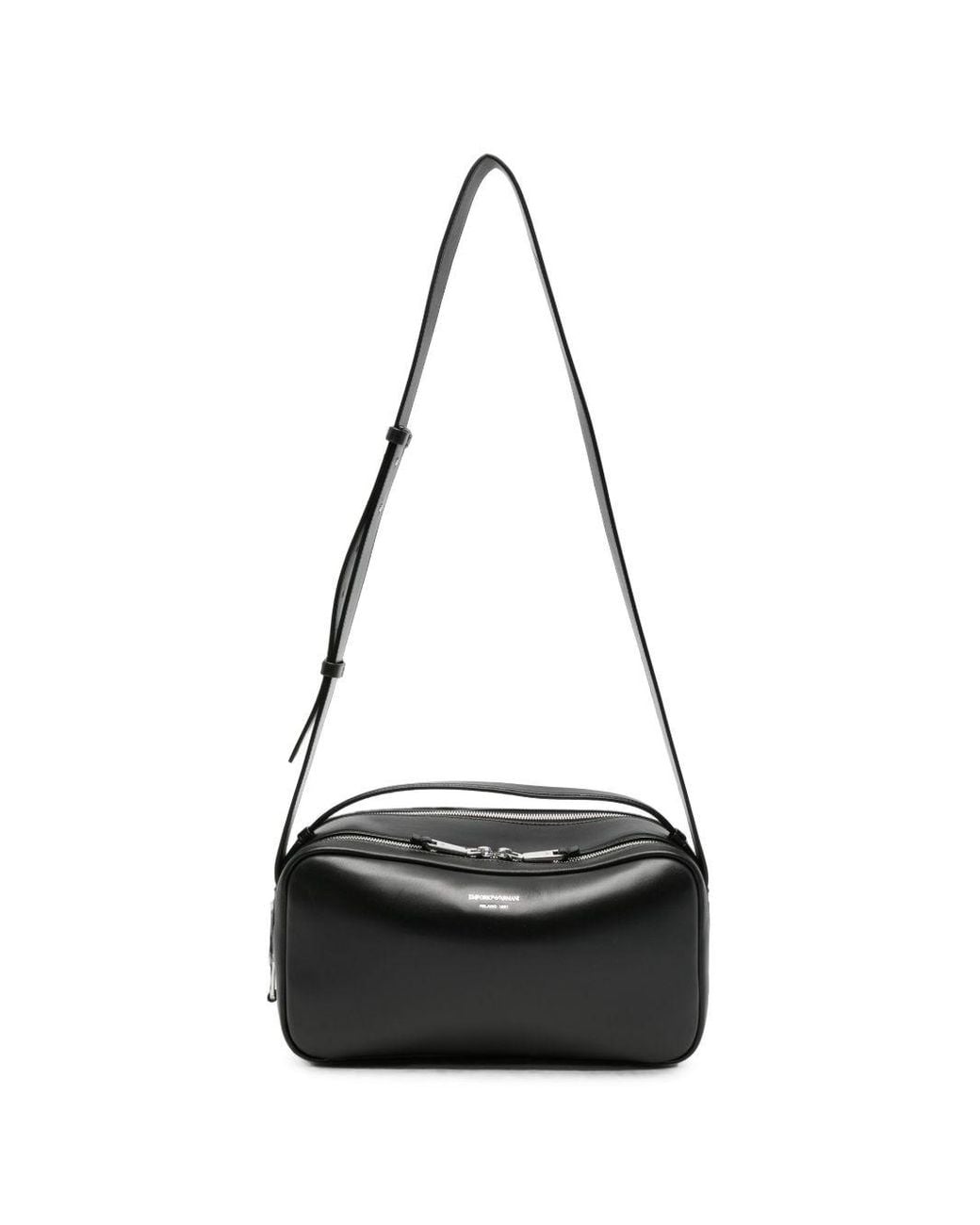 Emporio Armani Black Leahter Handbag