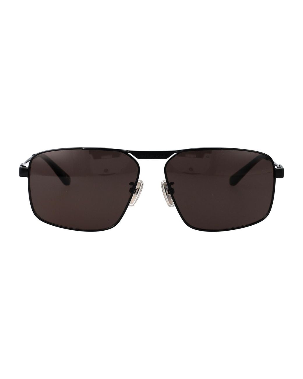 Balenciaga Brown Metal Sunglasses