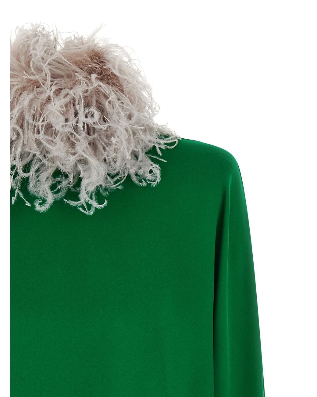 Valentino Garavani Green Georgette Dress