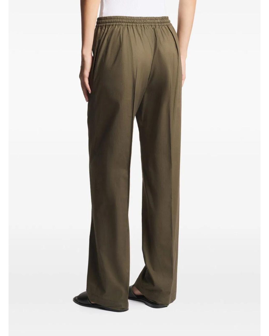 Fay Green Cotton Trousers