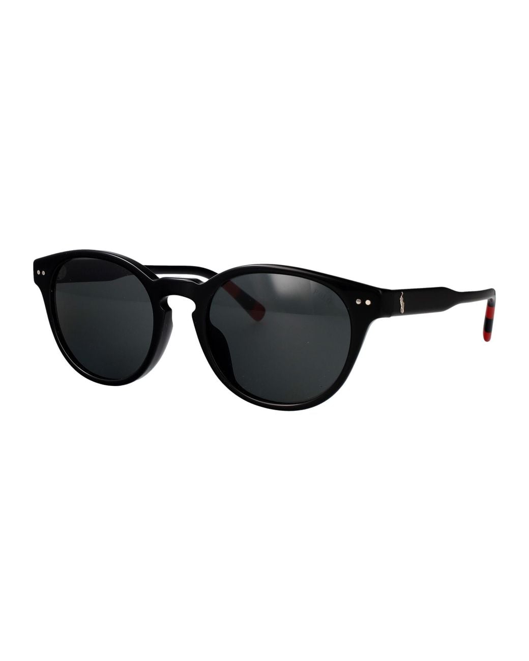 Polo Ralph Lauren Black Acetate Sunglasses for men