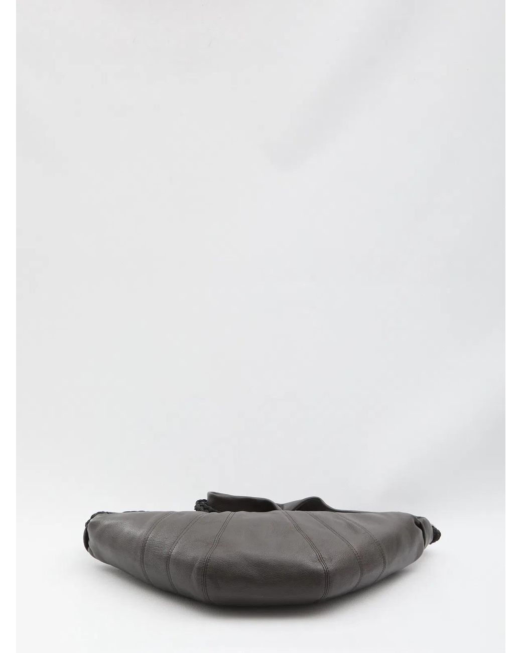Lemaire Gray Braid Croissant Medium Bag