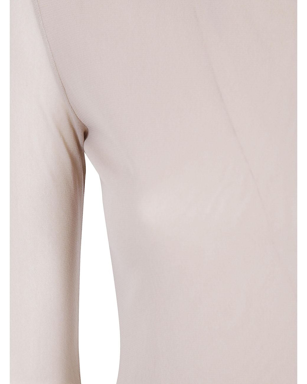 D.exterior Pink Tulle Round Neck Sweater