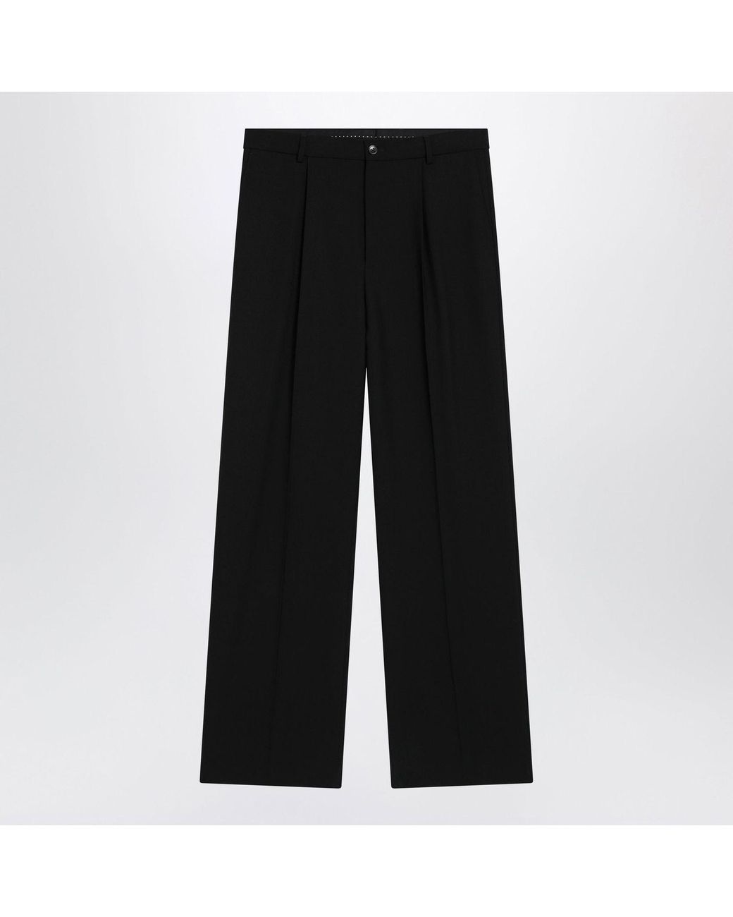 Dries Van Noten Black Penrud Wool Trousers for men