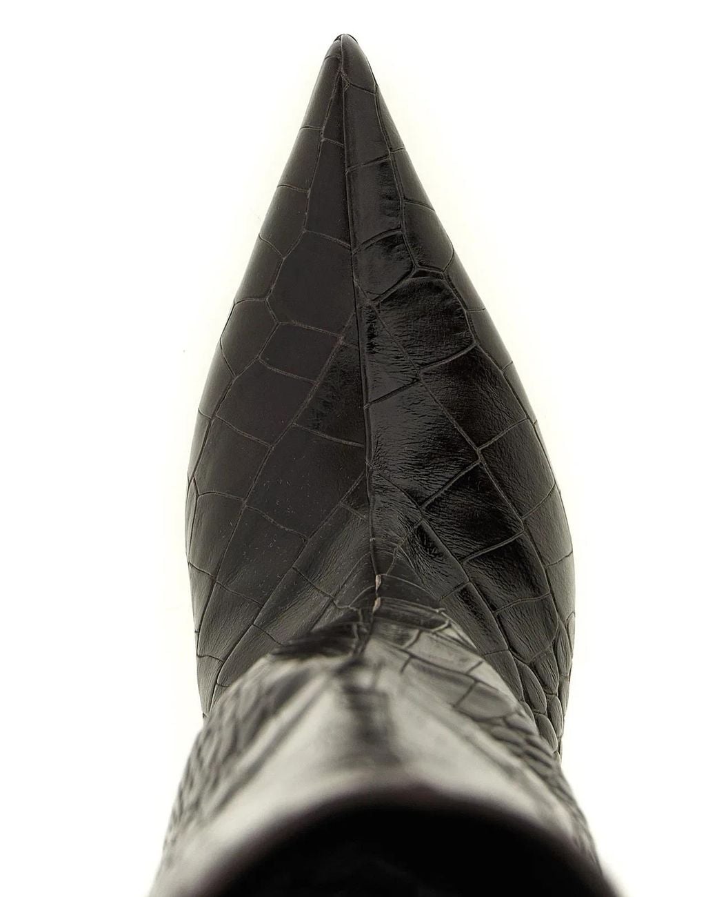 The Attico Black 'Lea' Boots
