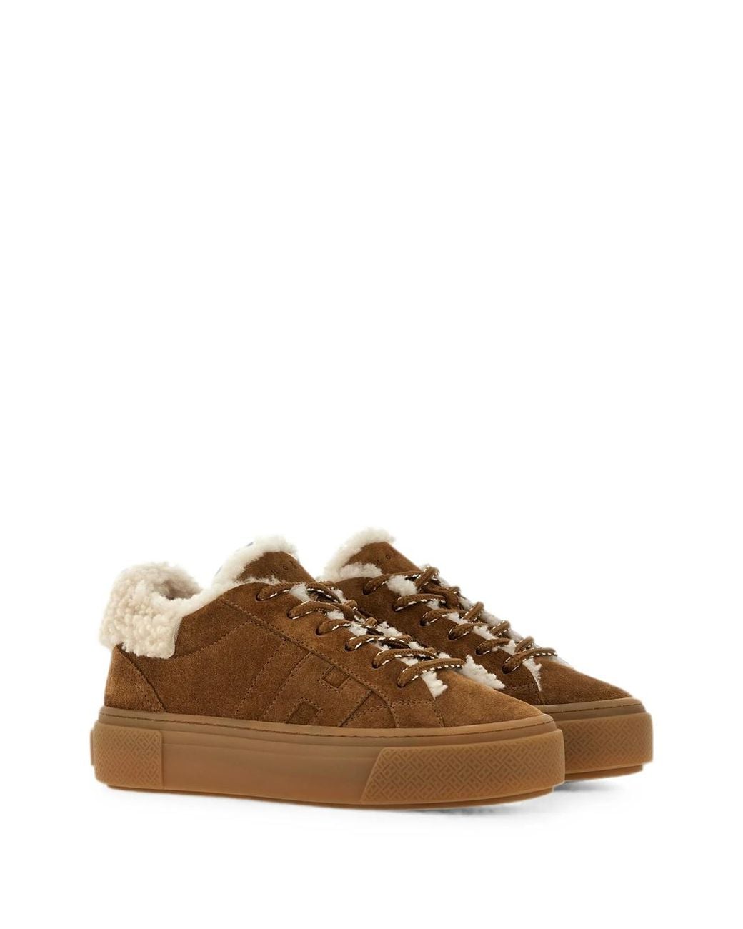 Hogan Brown Crosswind Sneakers