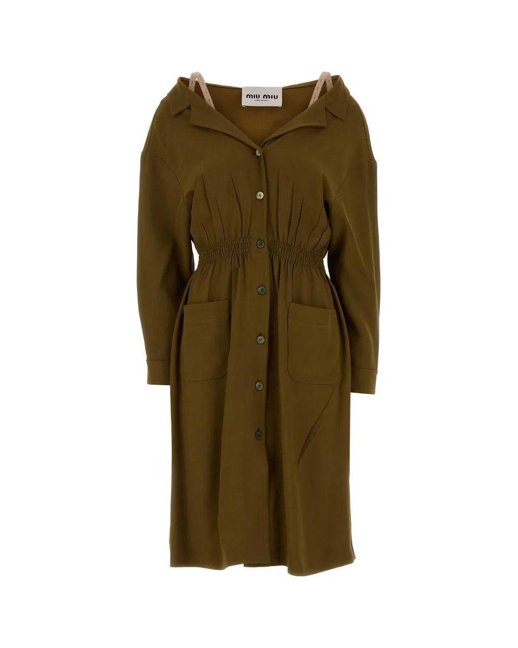Miu Miu Green Sable Dress