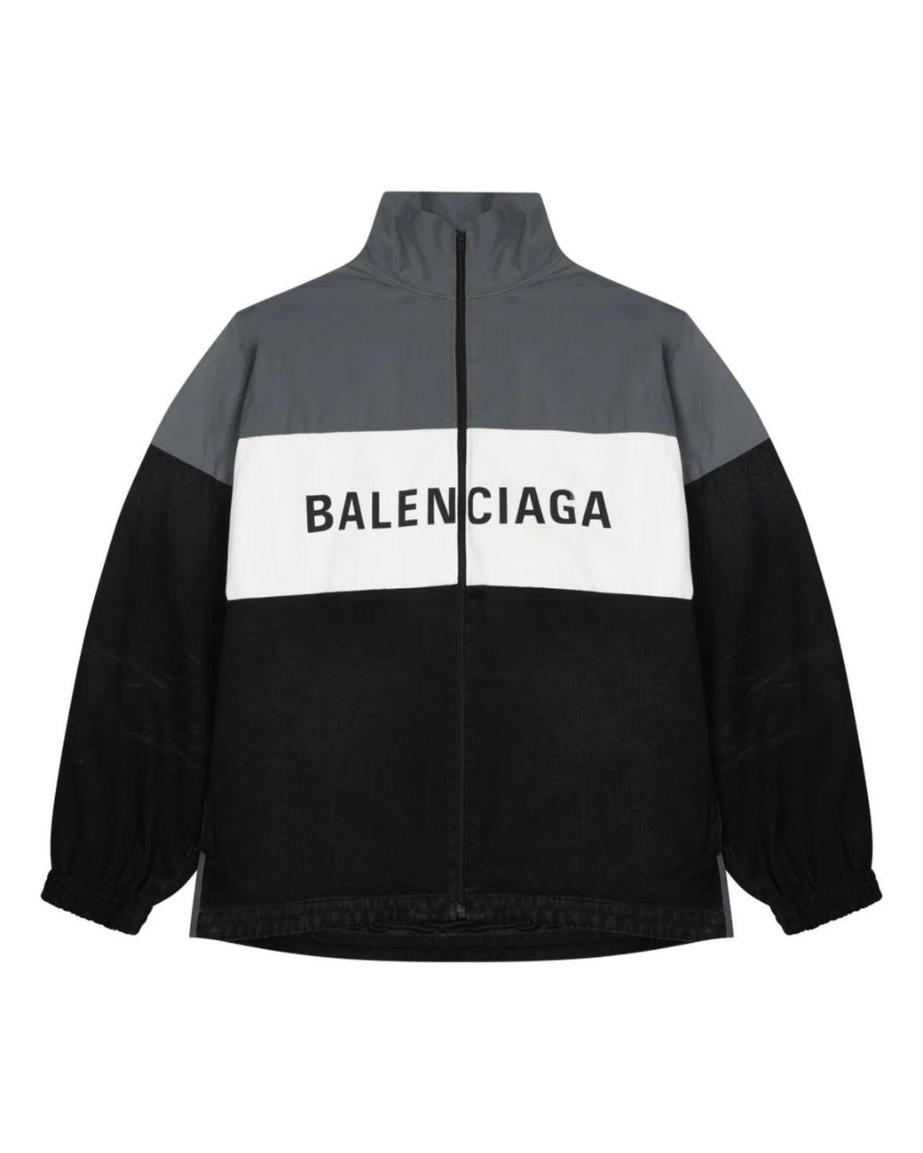 Balenciaga Black Jacket With Logo