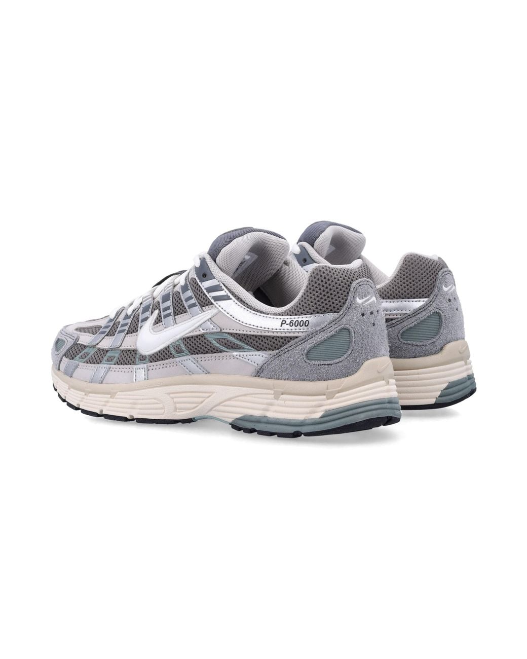 Nike White P-6000 Mesh Sneakers for men
