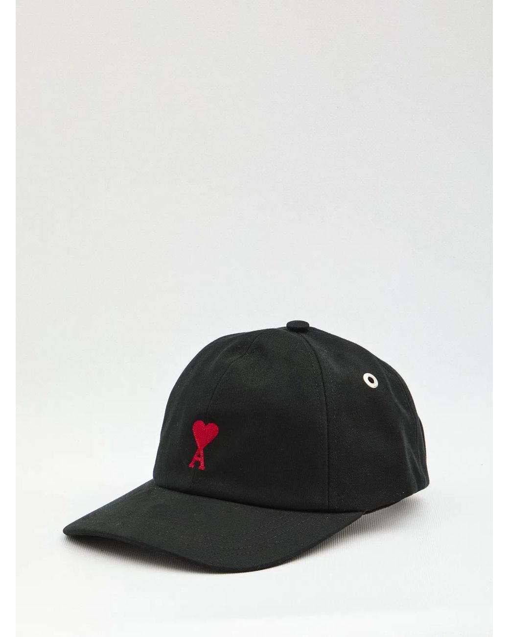 AMI Black Baseball Cap With Logo