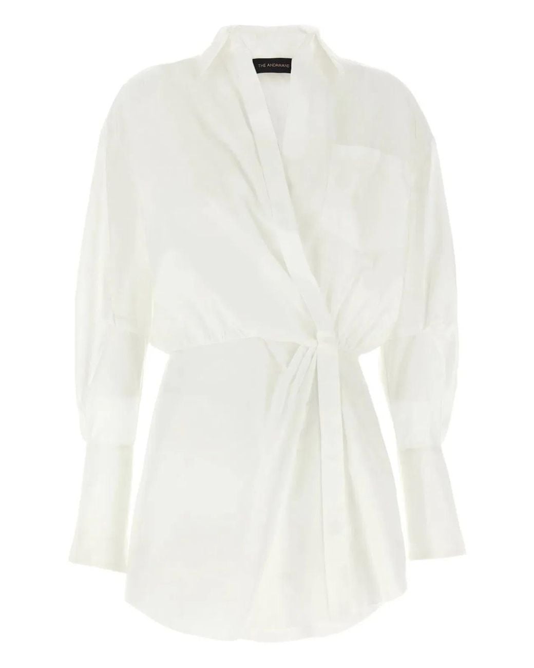 ANDAMANE White Cotton Shirt