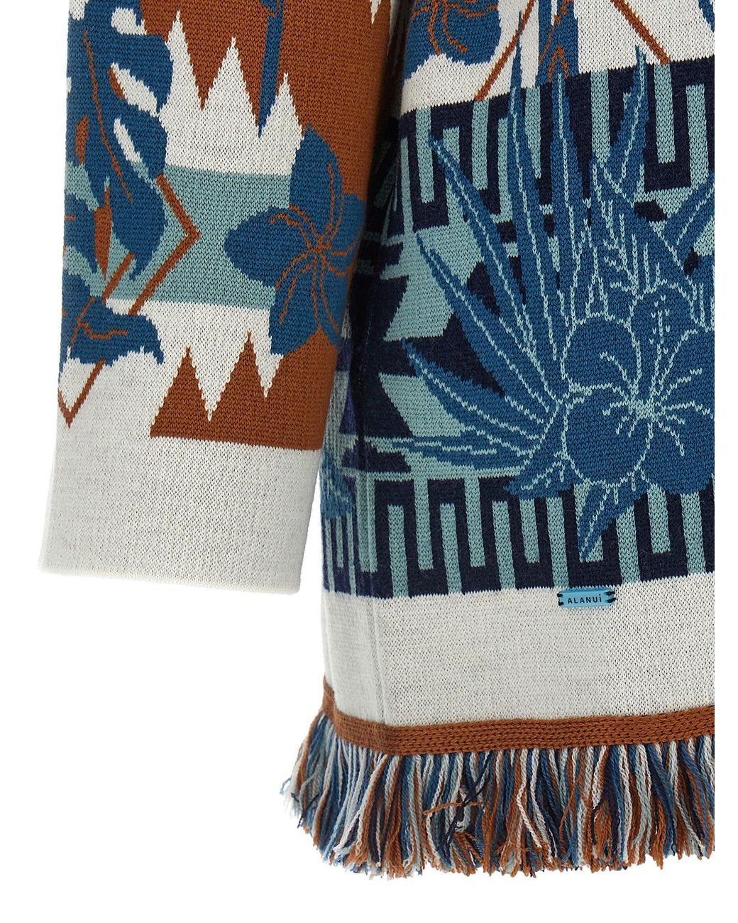 Alanui Blue 'Island Soul' Cardigan