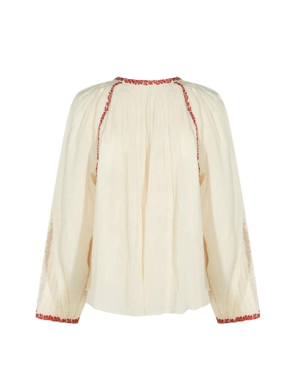 Isabel Marant Natural Lena Cotton T-Shirts Tops