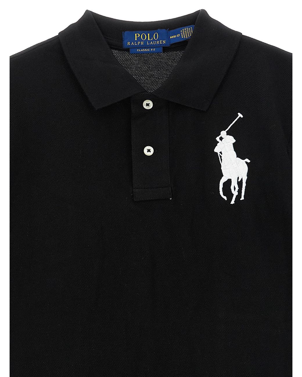 Polo Ralph Lauren Black 'Big Pony' Polo Shirt
