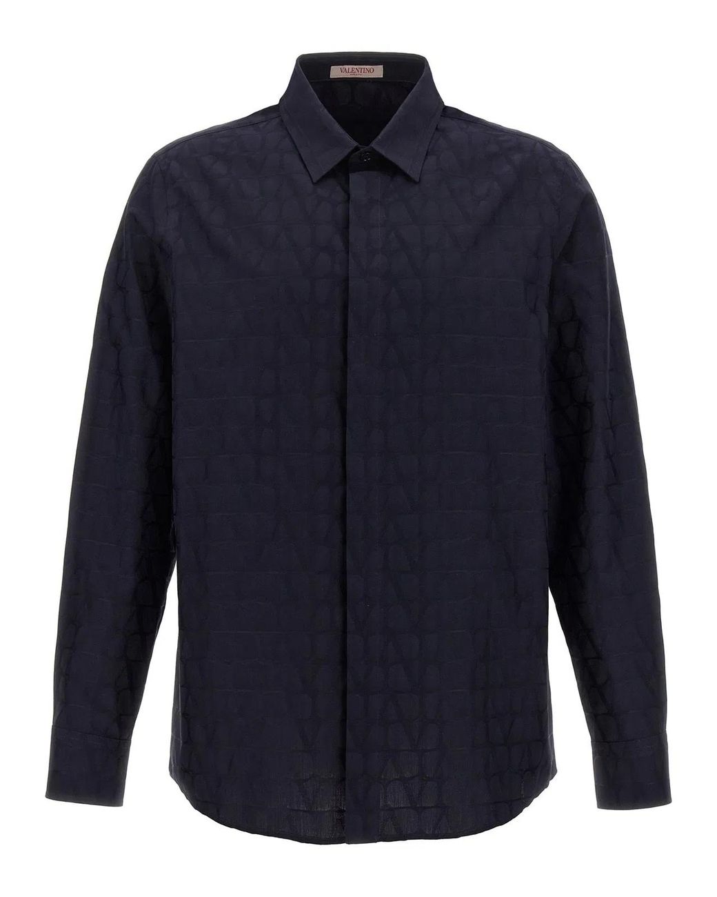 Valentino Garavani Blue 'Toile Iconographe' Shirt for men