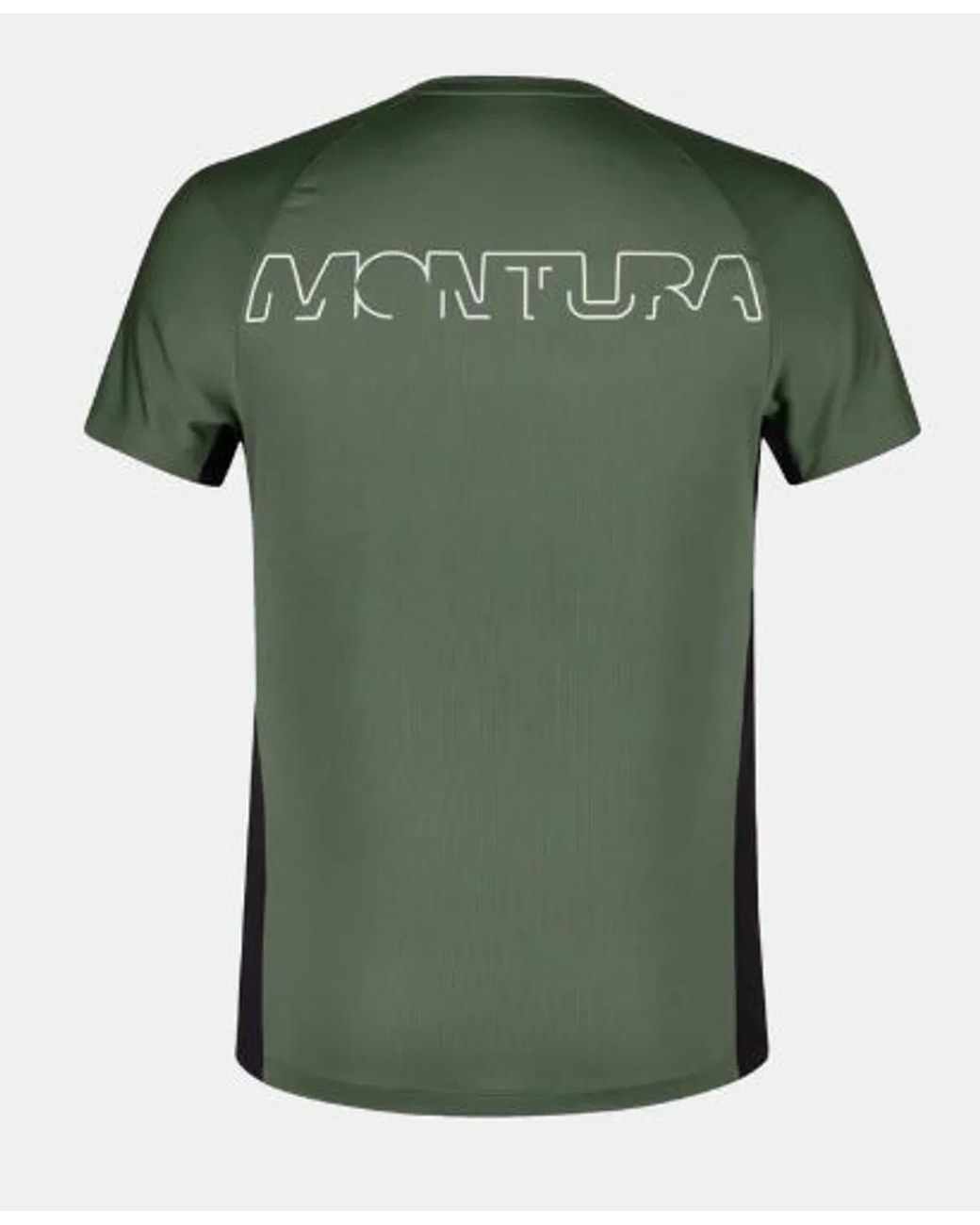 Montura Green Polyester T-Shirt for men