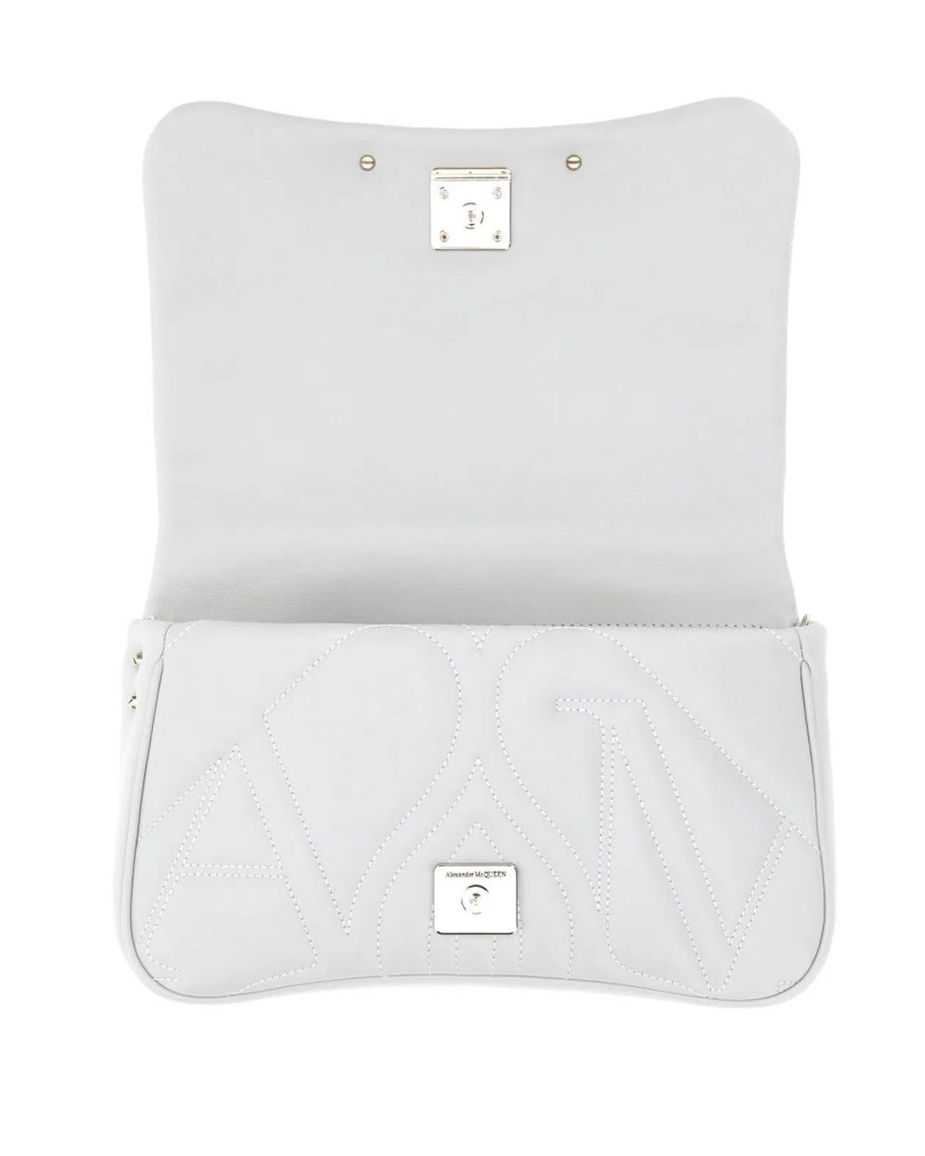 McQueen Gray Shoulder Bag Seal