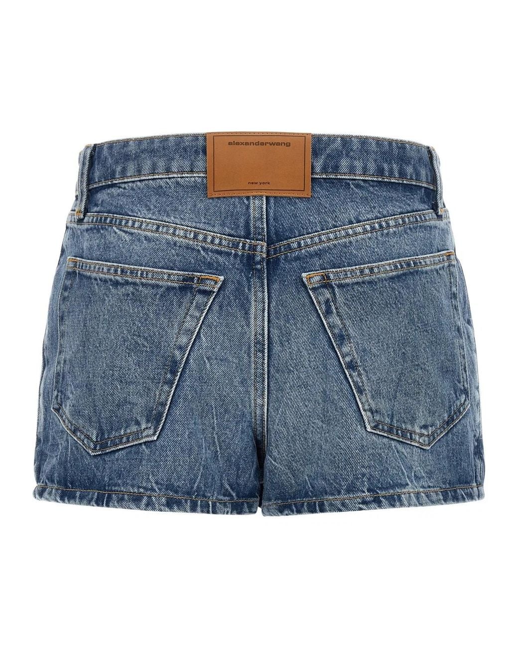 Alexander Wang Blue Denim Skort