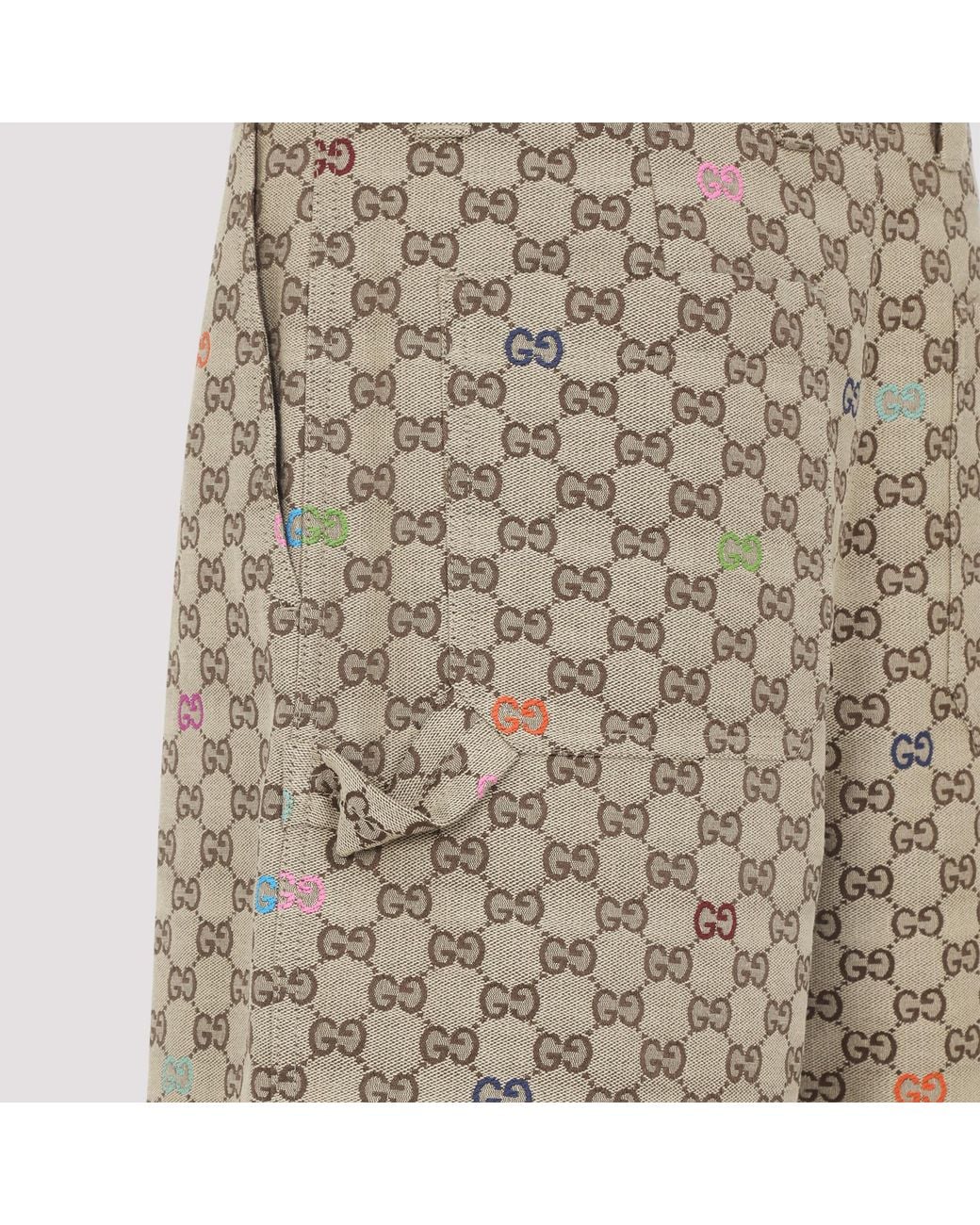 Gucci Natural Fabric Shorts Gg for men