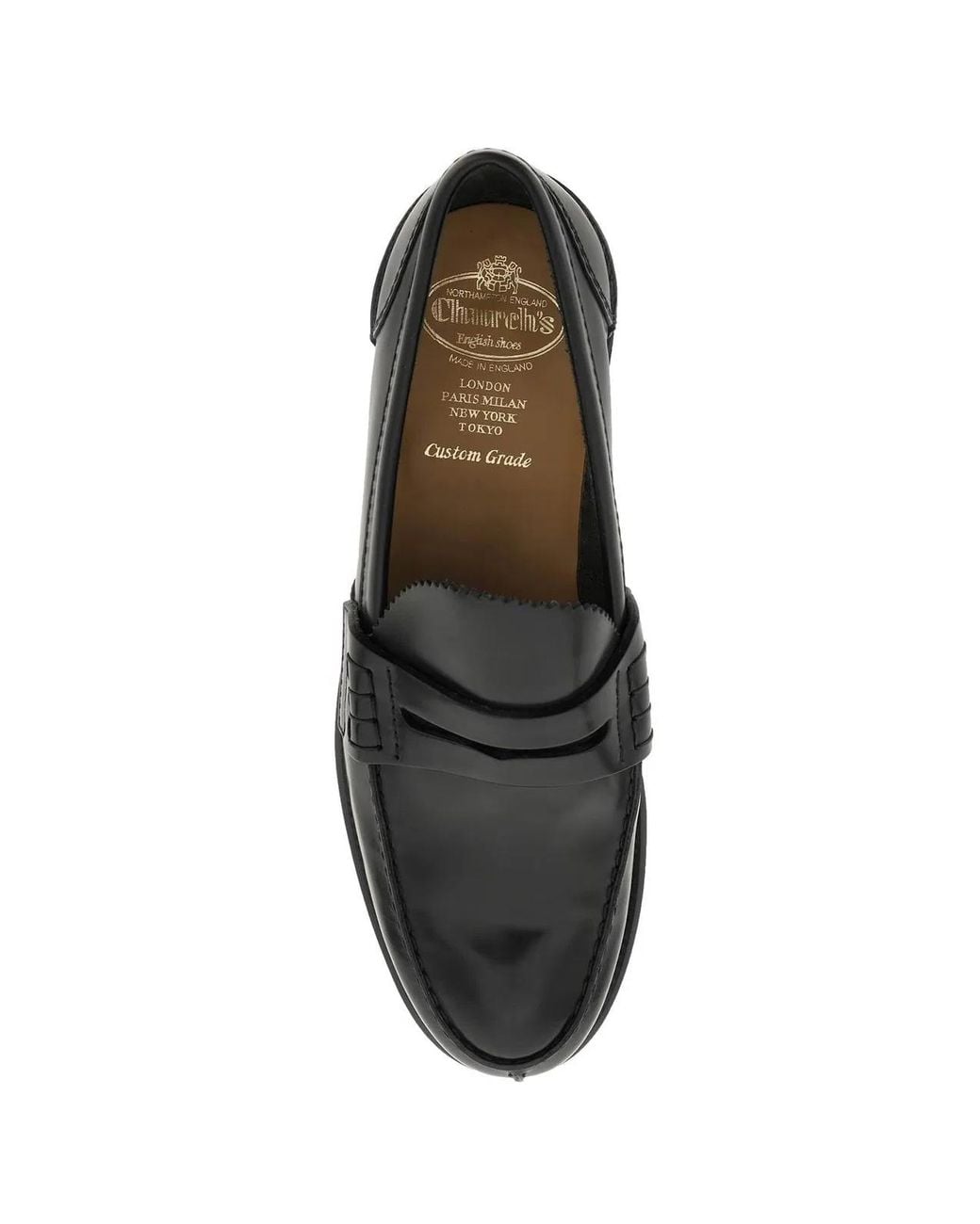 Church's Black Leather Pembrey Loafers for men