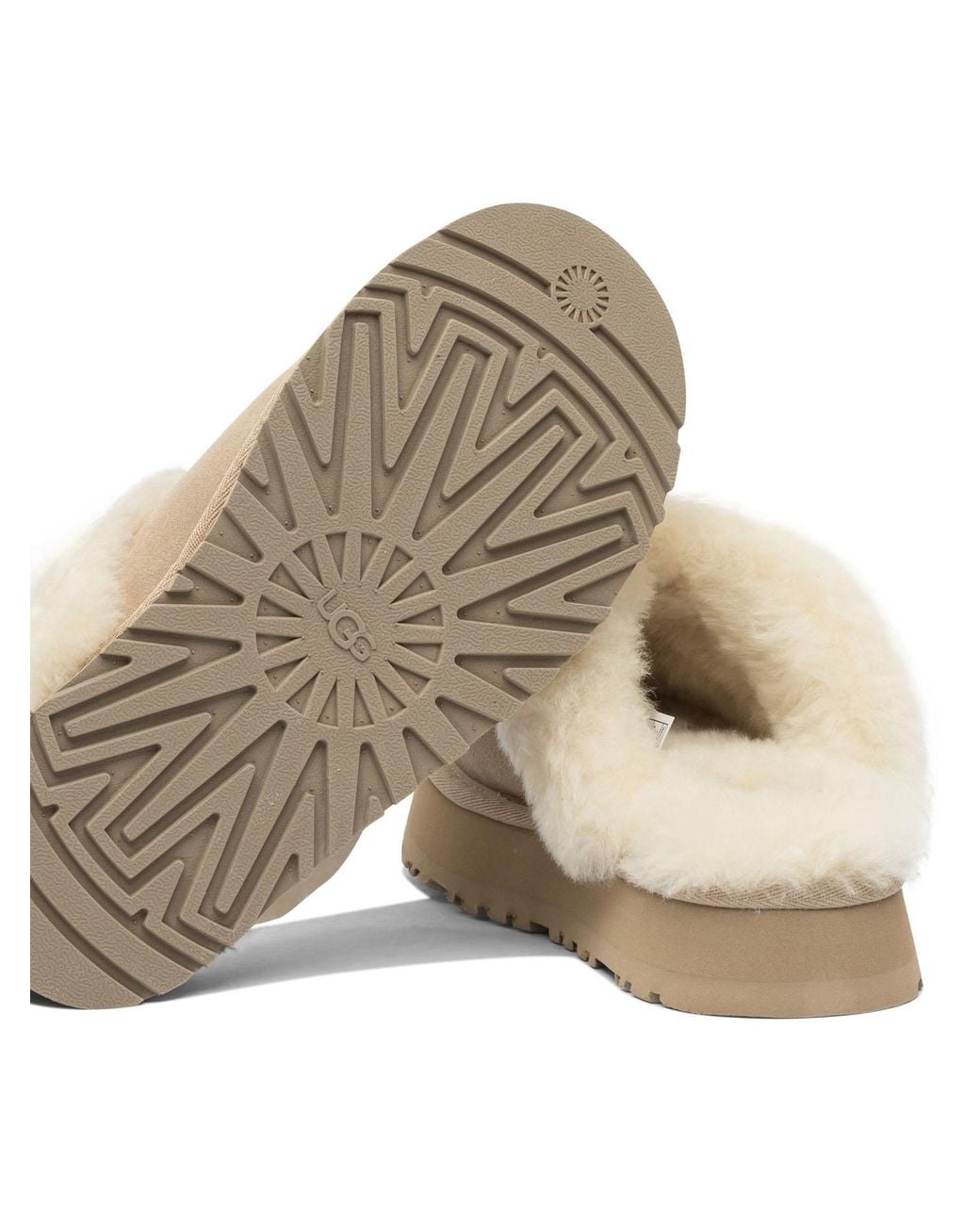Ugg Natural "Disquette" Slippers