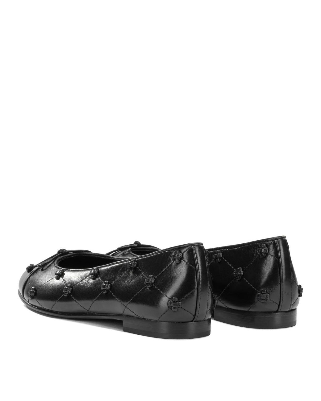 Tory Burch Black Ballerinas