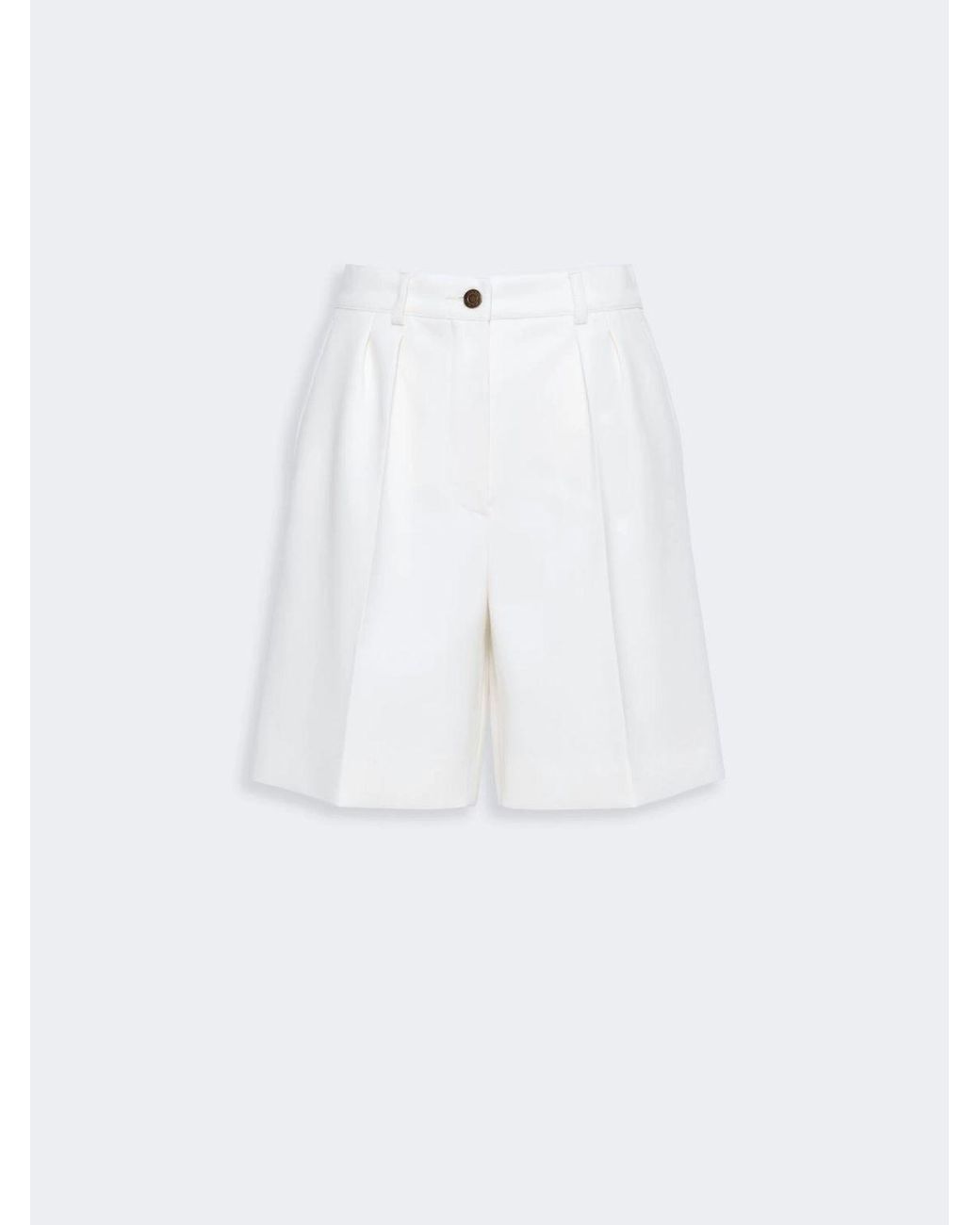 Max Mara White Mxmsauna Short Trouser