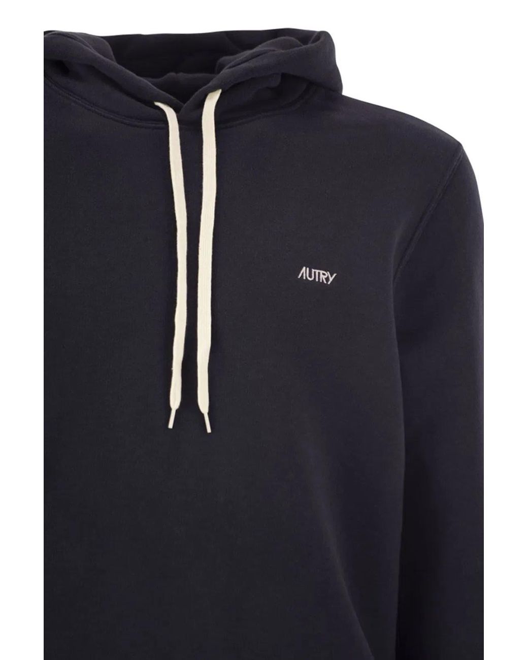 Autry Blue Dark Cotton Sweatshirt for men