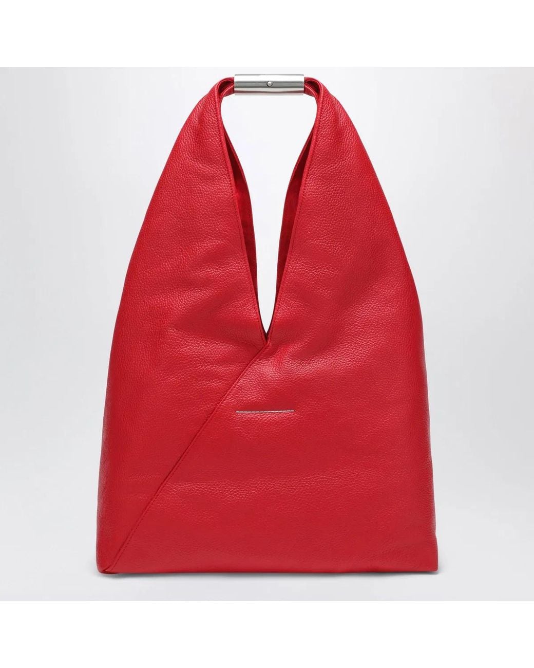 MM6 by Maison Margiela Red Medium Japanese Bag Jewel Handle