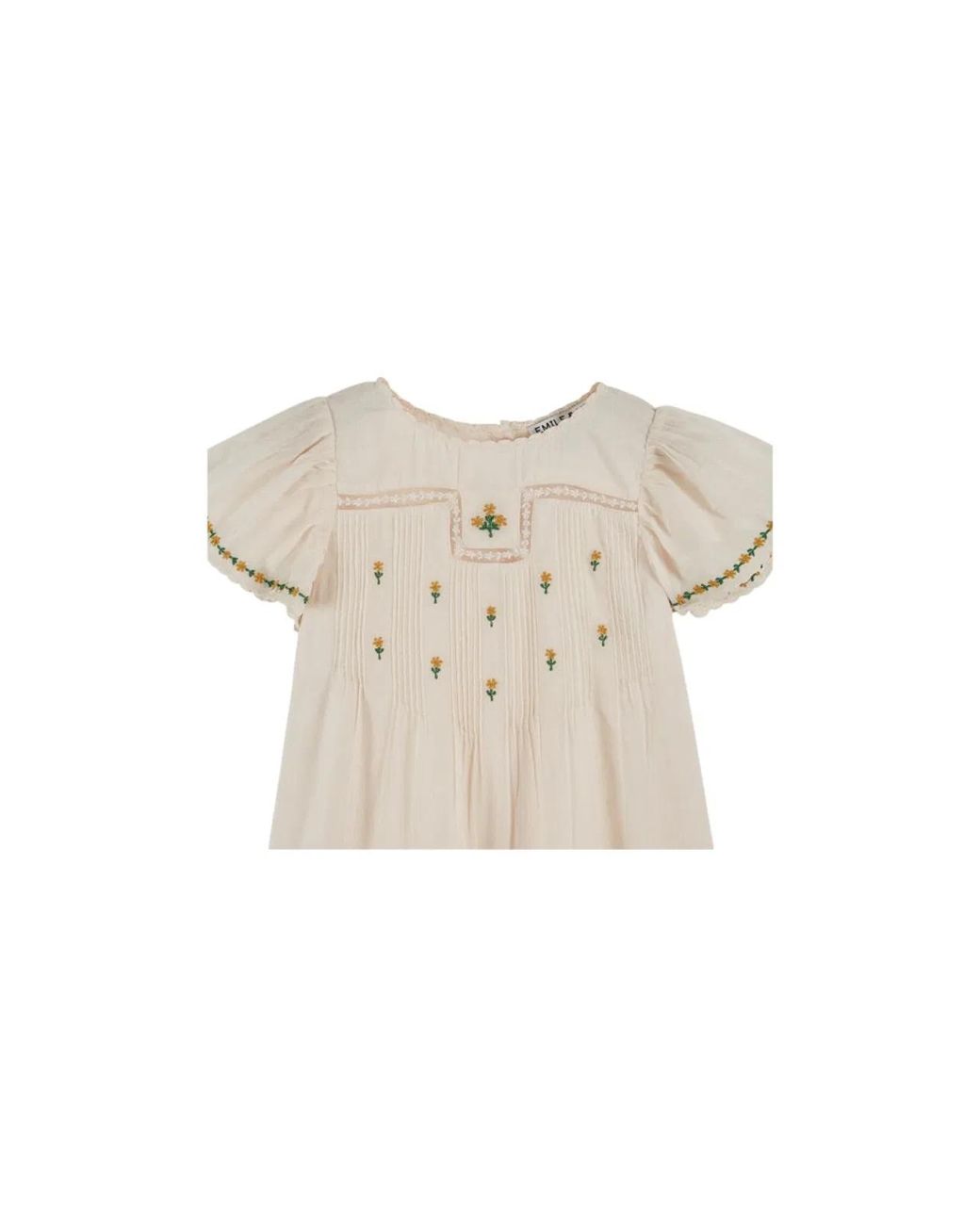 Emile Et Ida Natural Emile & Ida Vestito Robe Brodee